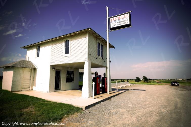 Lucille's Station Service Hydro Route 66 Oklahoma USA www.remylacroixphoto.com