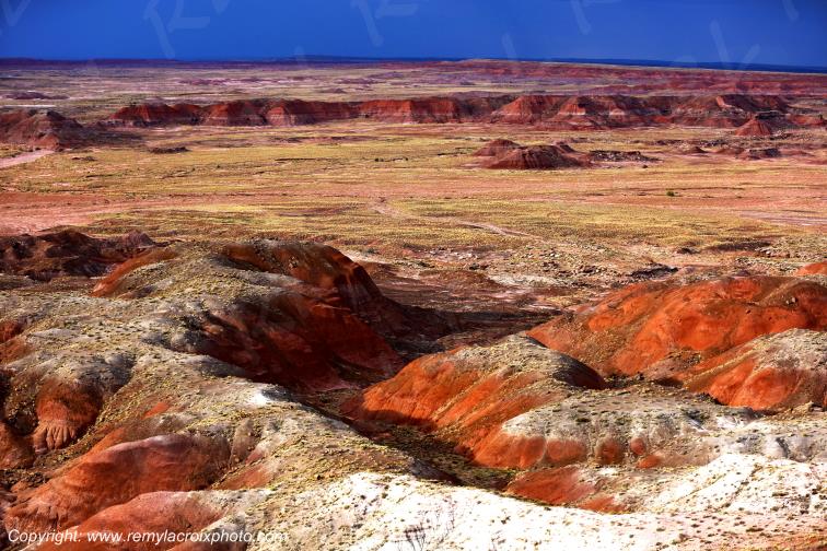 Painted Desert Petrified Forest National Park Arizona USA