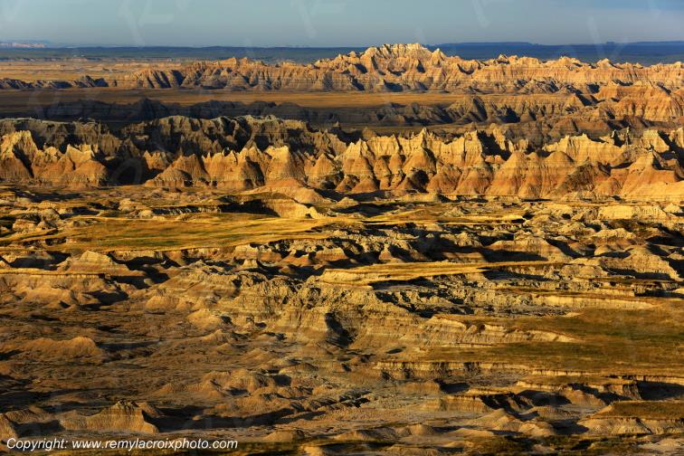 Pinnacles Overlook Badlands National Park South Dakota USA