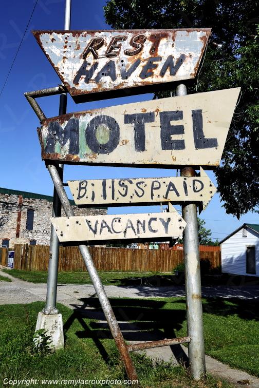 Afton Rest Haven Motel Route 66 Oklahoma USA www.remylacroixphoto.com