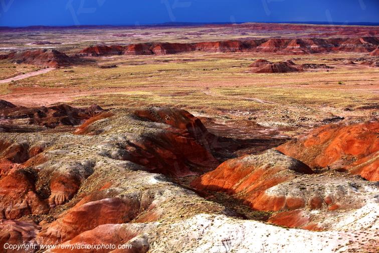 Painted Desert Petrified Forest National Park Arizona USA