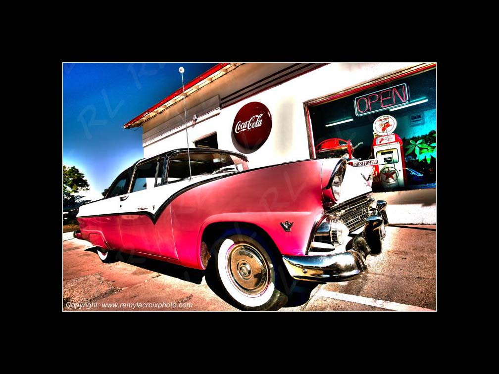 Route 66 Cafe Ford Fairlane Victoria 55 Williams  Arizona  USA