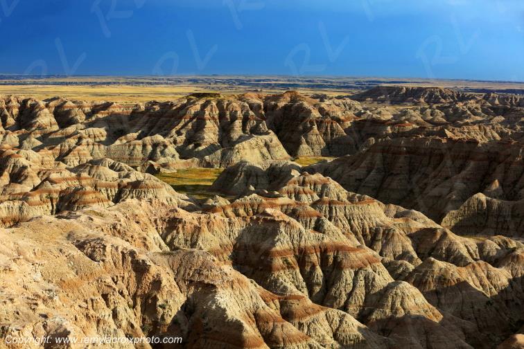 Burns Basin Overlook Badlands National Park South Dakota USA