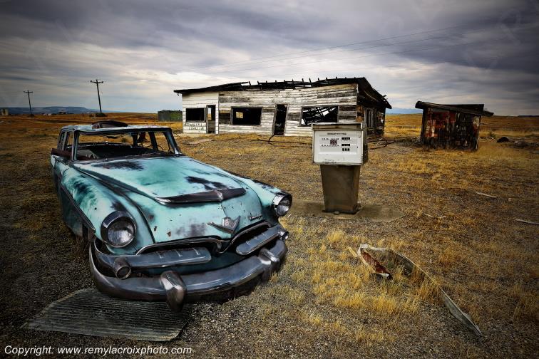 Dodge Royal 1955 wreck Cisco Utah USA www.remylacroixphoto.com