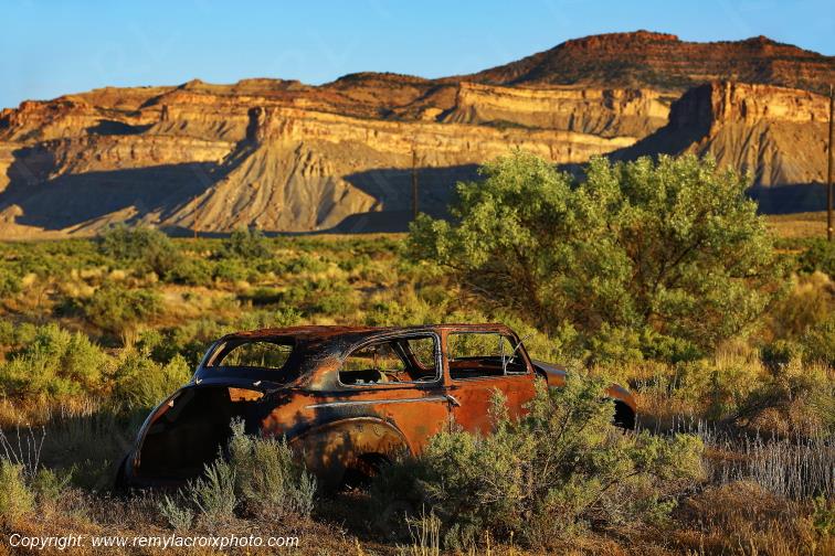 Old Car Wreck Sego Canyon Arizona USA www.remylacroixphoto.com