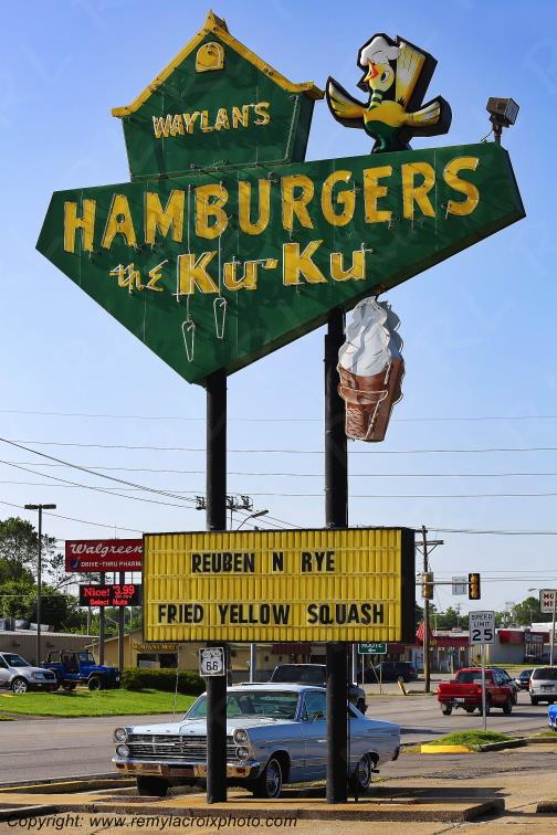 Miami Waylan's Ku Ku Hamburgers Route 66 Oklahoma USA www.remylacroixphoto.com