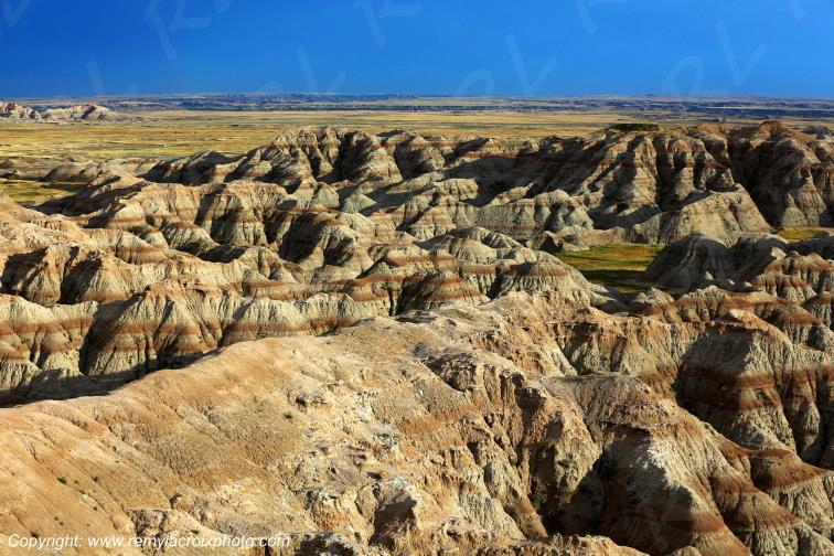 Burns Basin Overlook Badlands National Park South Dakota USA