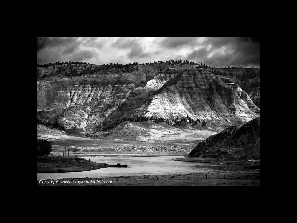 Lewis & Clark Expedition 1804-1806 Missouri Breaks Mc Clelland Ferry Montana USA