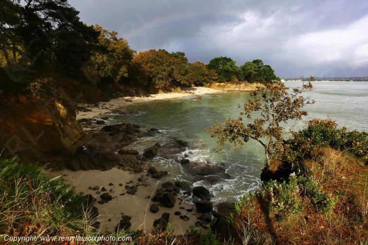 Sentier du littoral La Roche Perc�e Fouesnant Finist�re Bretagne France www.remylacroixphoto.com