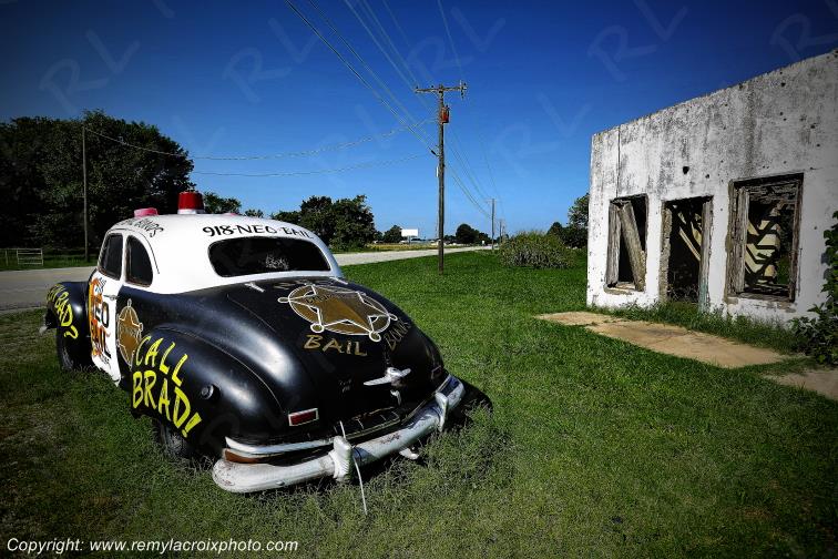 Afton Avon Motel Route 66 Oklahoma Nash 1947 USA www.remylacroixphoto.com