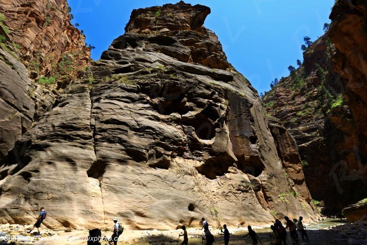 Riverside Walk Zion National Park Utah USA