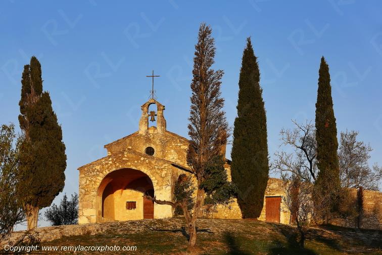 Chapelle Saint Sixte d'Eygali�res Alpilles Bouches du Rh�ne Provence Alpes C�te d'Azur France www.remylacroixphoto.com