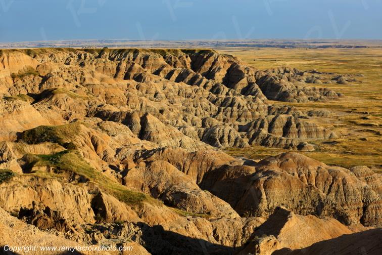Burns Basin Overlook Badlands National Park South Dakota USA