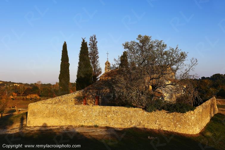 Chapelle Saint Sixte d'Eygali�res Alpilles Bouches du Rh�ne Provence Alpes C�te d'Azur France www.remylacroixphoto.com