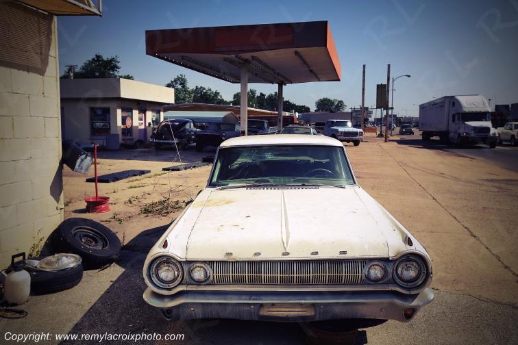 Vinita Route 66 Oklahoma Dodge Polara 1964 USA www.remylacroixphoto.com