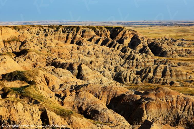 Burns Basin Overlook Badlands National Park South Dakota USA