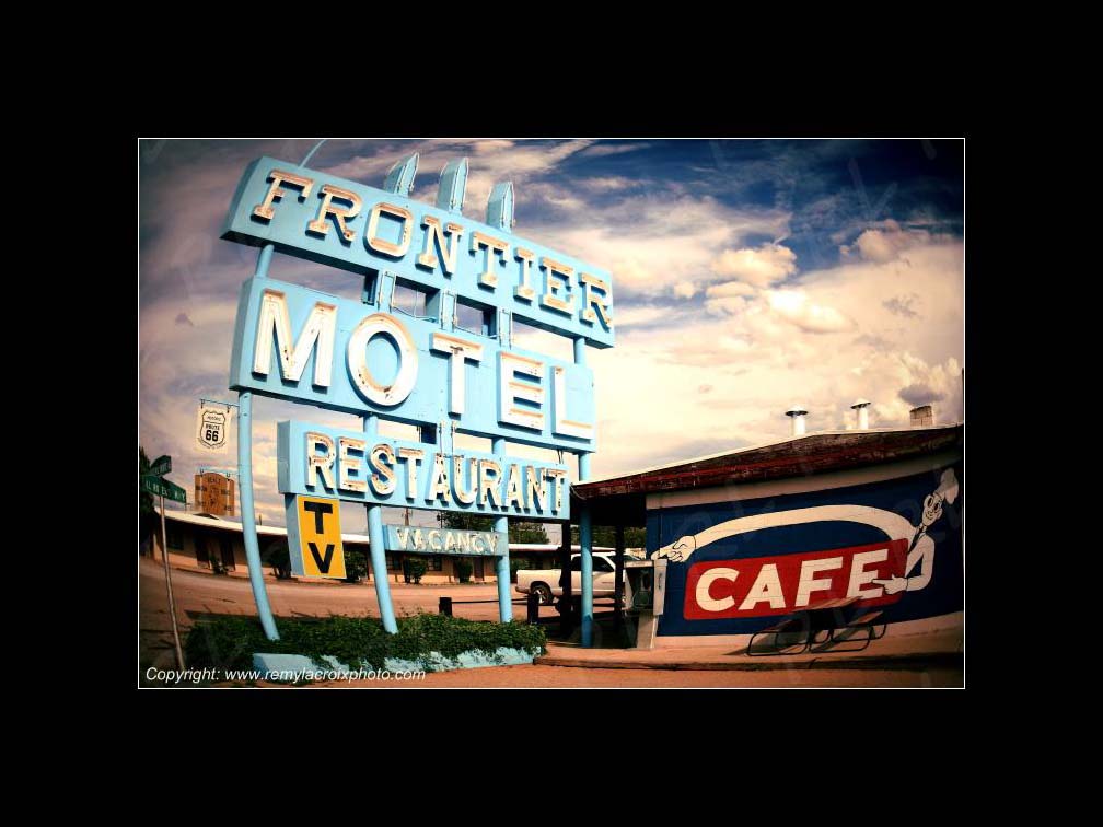Frontier Motel Route 66 Peach Springs Arizona USA
