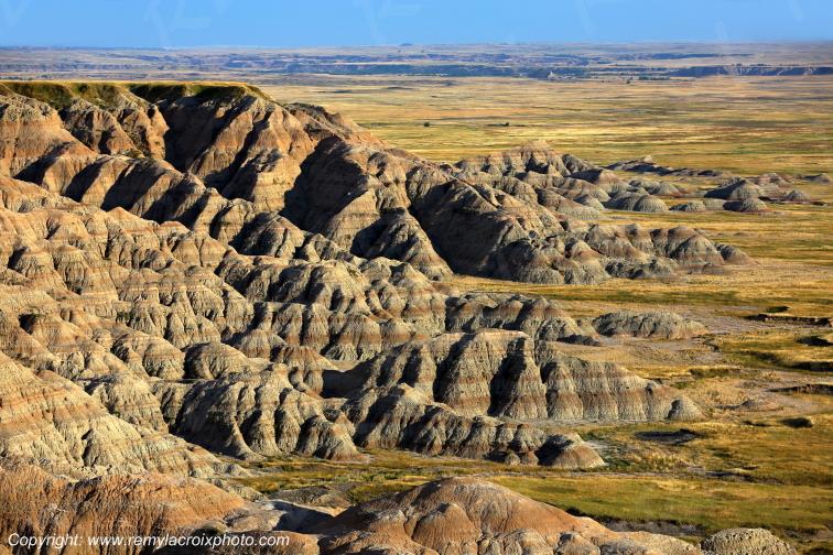 Burns Basin Overlook Badlands National Park South Dakota USA