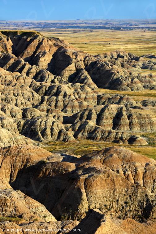 Burns Basin Overlook Badlands National Park South Dakota USA