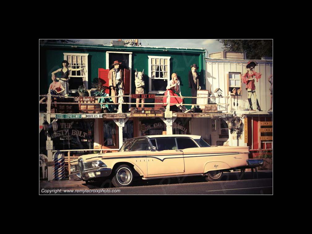 Edsel Ranger 1959 The Rusty Bolt Route 66 Seligman Arizona USA