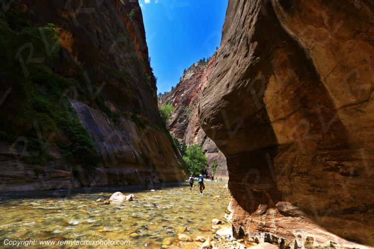 Riverside Walk Zion National Park Utah USA