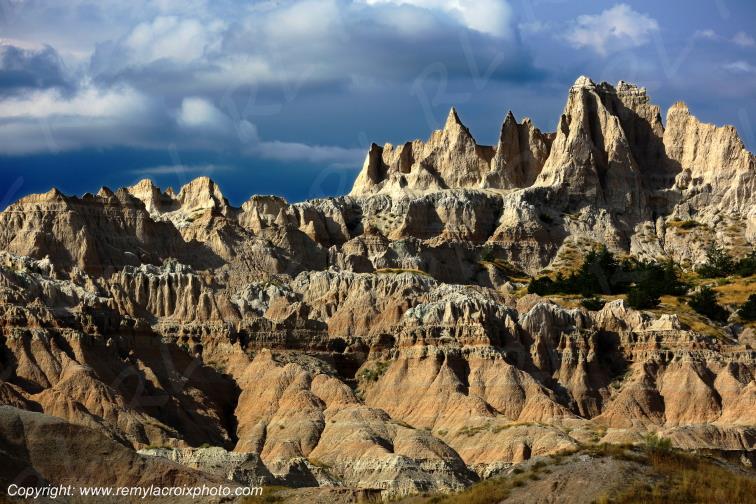 Cedar Pass Badlands National Park South Dakota USA