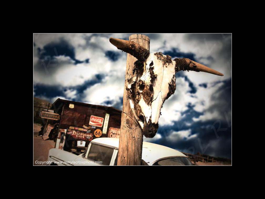 Hackberry Trading Post Route 66 Arizona USA