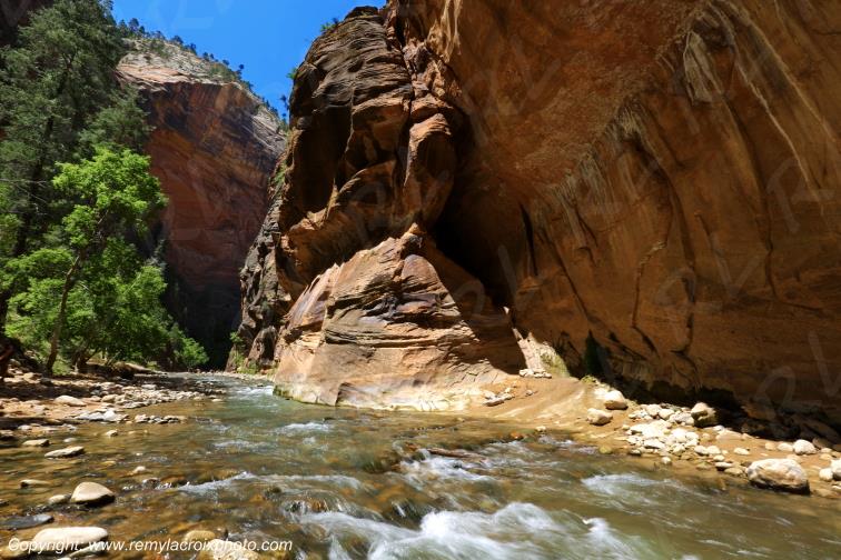 Riverside Walk Zion National Park Utah USA