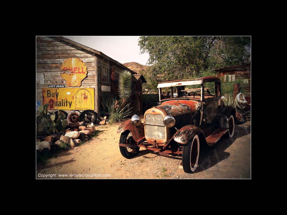 Hackberry Trading Post Old Ford T Route 66 Arizona USA