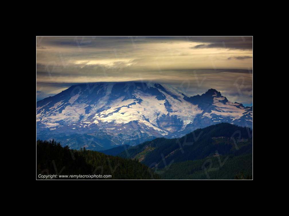 Lewis & Clark Expedition 1804-1806 Mount Rainier Washington USA