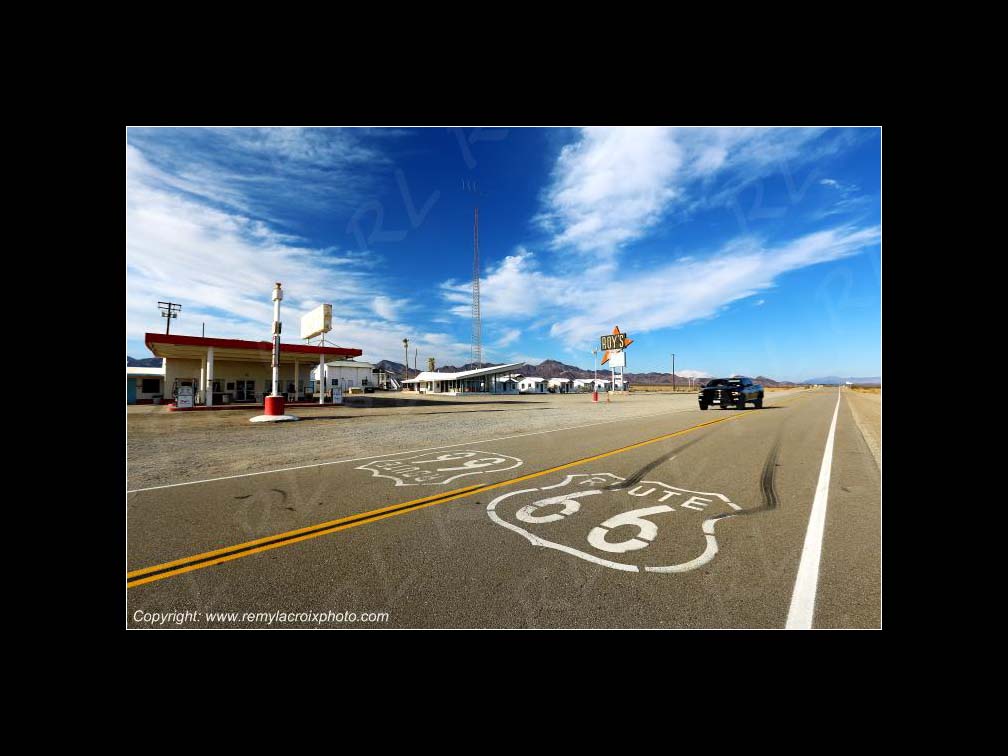 Roy's Motel Cafe Route 66 Amboy Mojave Desert Californie USA