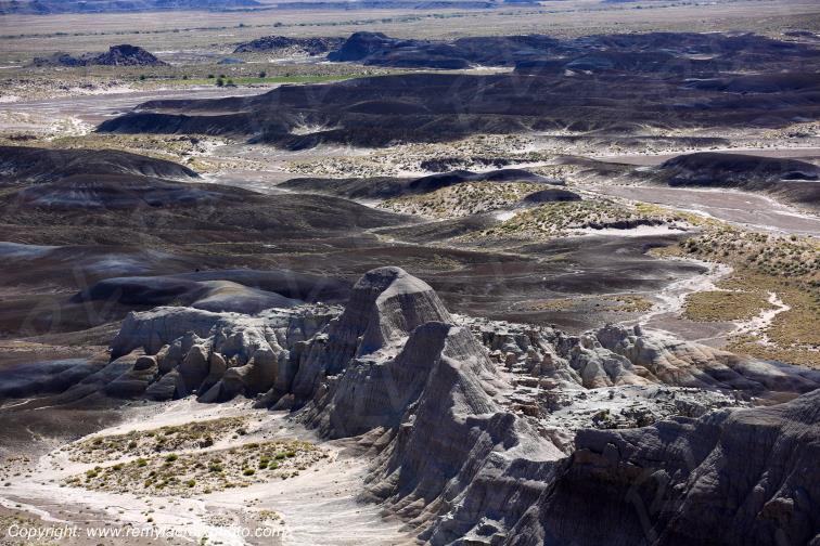 Blue Mesa Petrified Forest National Park Arizona USA