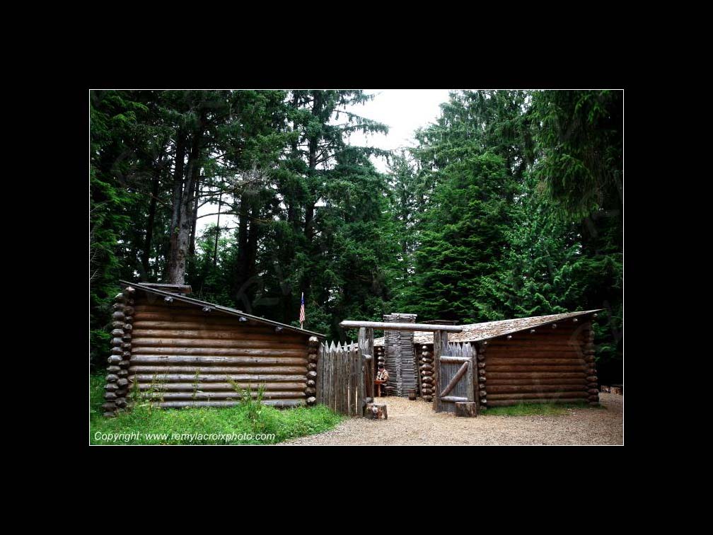 Lewis & Clark Expedition 1804-1806 Fort Clatsop Oregon USA