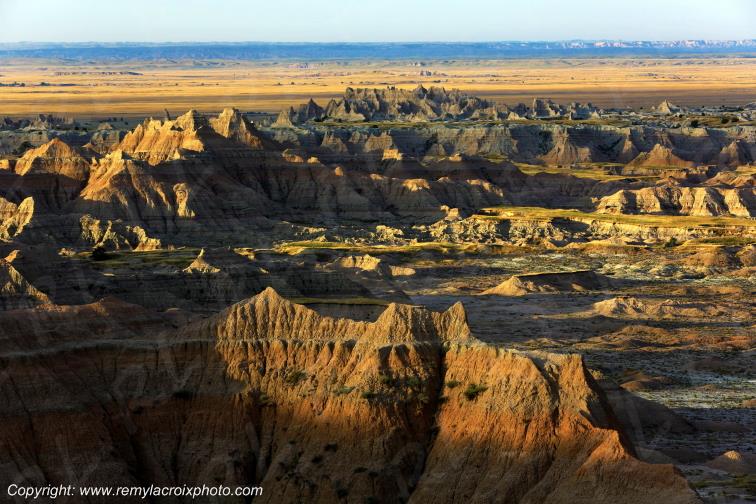 Pinnacles Overlook Badlands National Park South Dakota USA