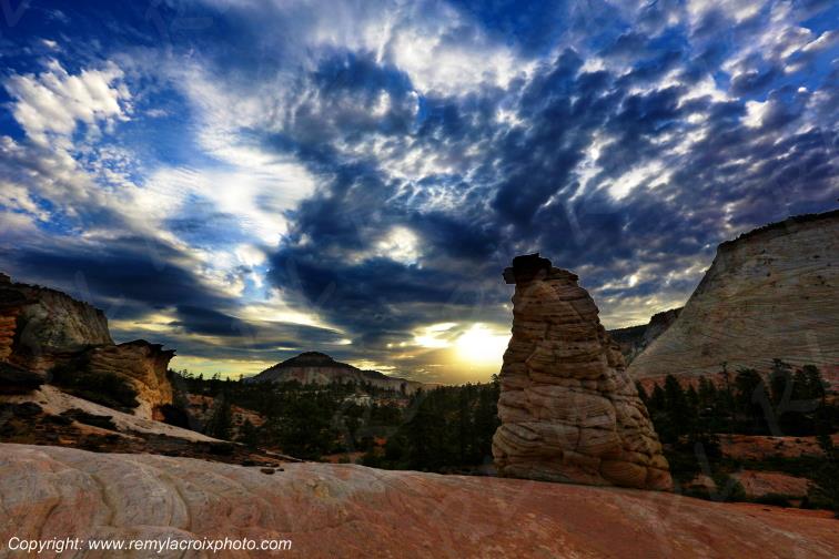 Mount Carmel Highway Zion National Park Utah USA