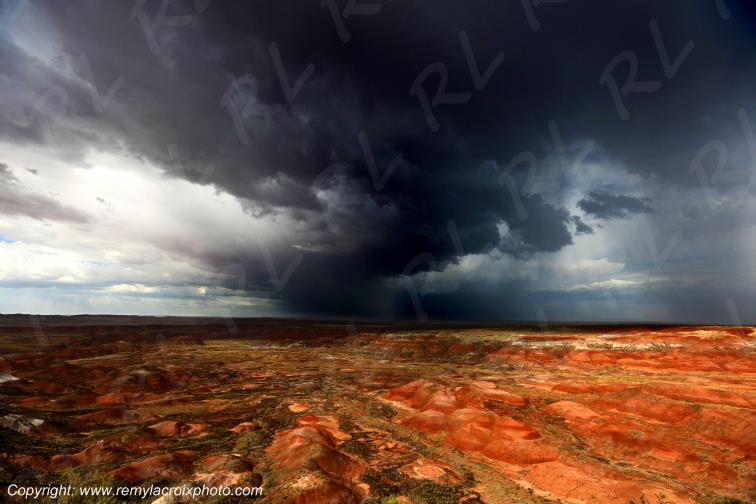 Painted Desert Petrified Forest National Park Arizona USA