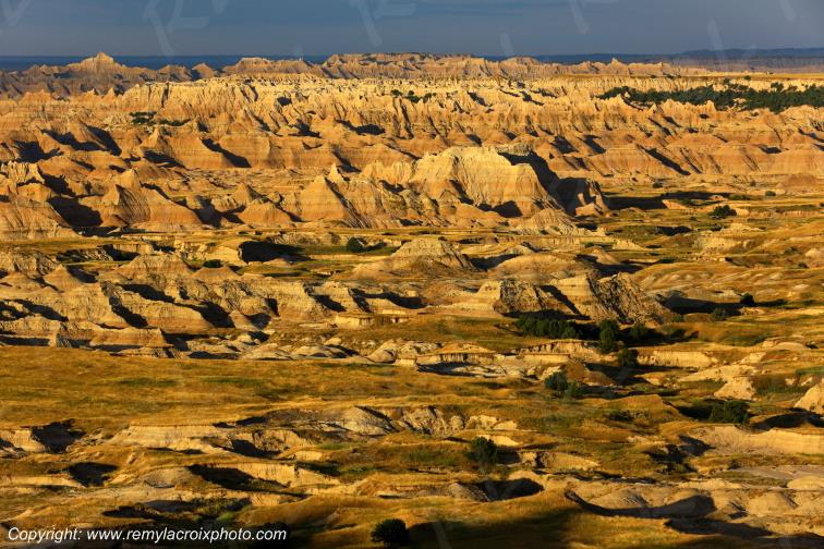 Pinnacles Overlook Badlands National Park South Dakota USA