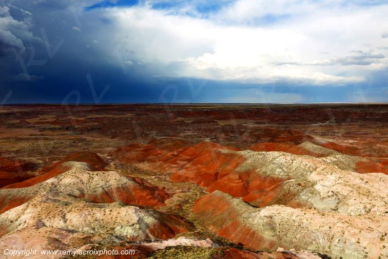 Painted Desert Petrified Forest National Park Arizona USA