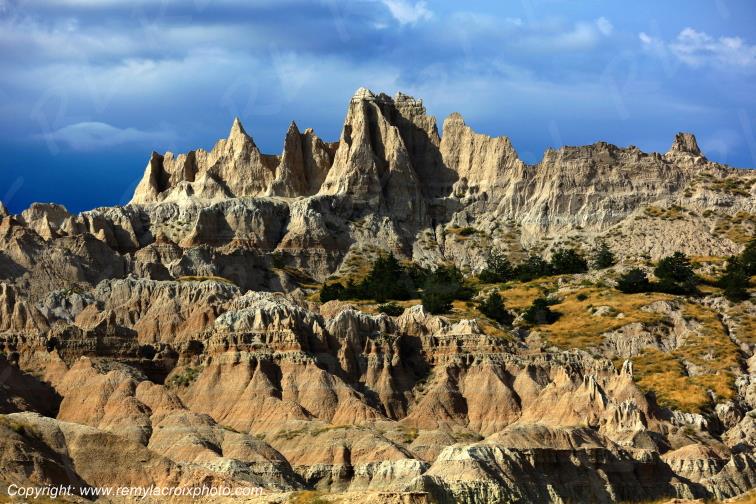 Cedar Pass Badlands National Park South Dakota USA