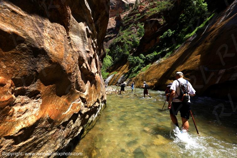 Riverside Walk Zion National Park Utah USA